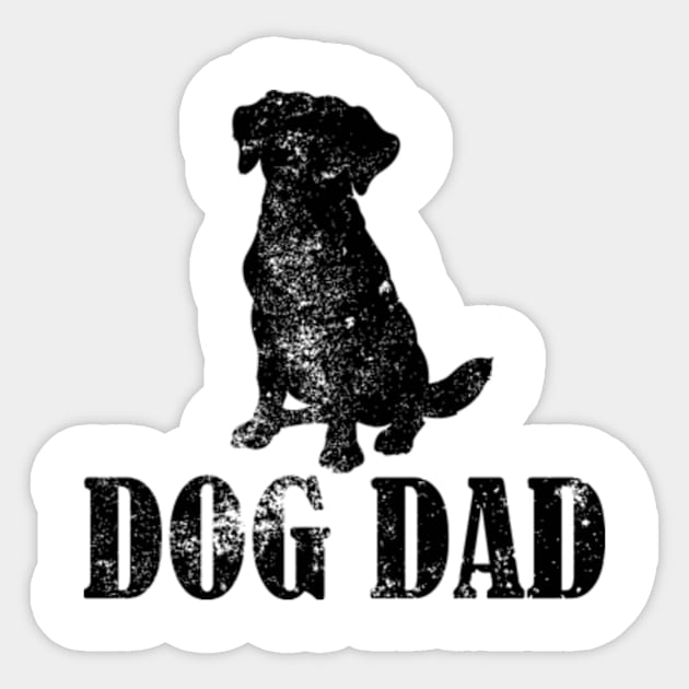 Labrador Dog Dad Sticker by AstridLdenOs